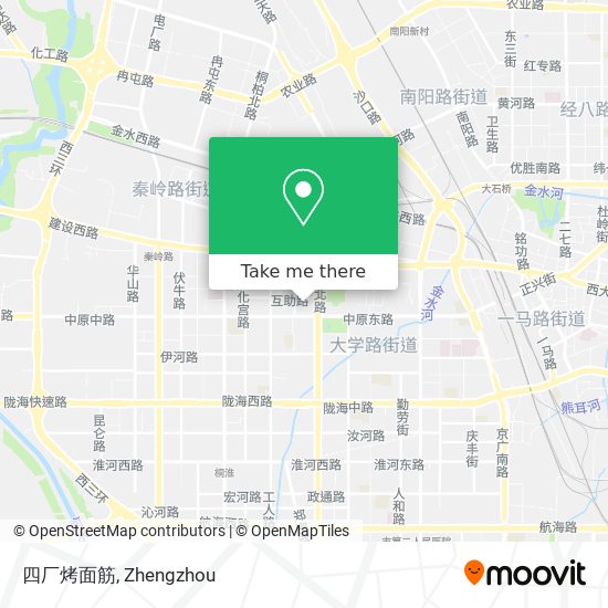 四厂烤面筋 map
