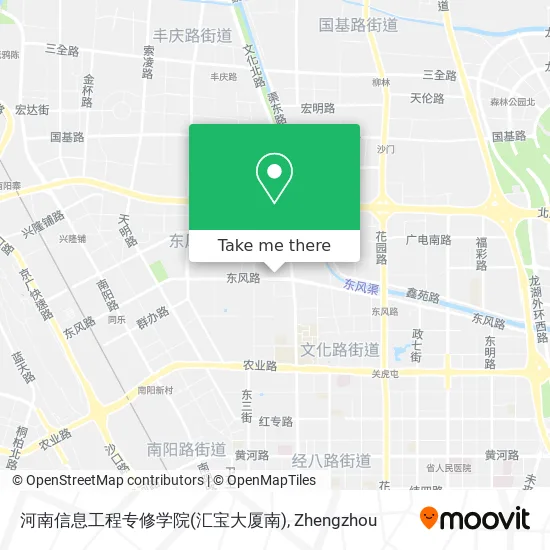 河南信息工程专修学院(汇宝大厦南) map