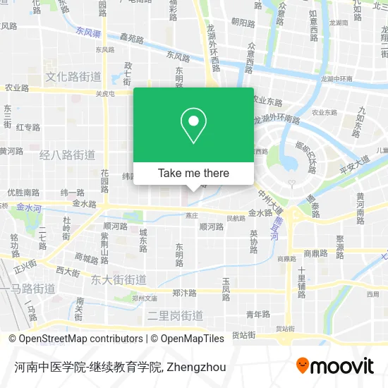 河南中医学院-继续教育学院 map