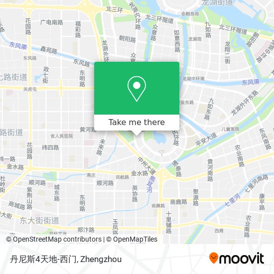 丹尼斯4天地-西门 map