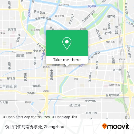 劲卫门锁河南办事处 map