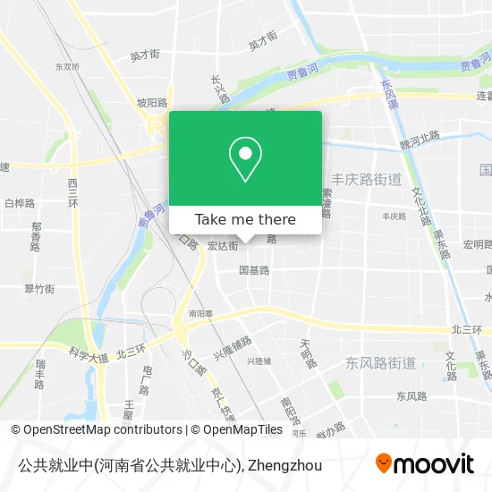 公共就业中(河南省公共就业中心) map
