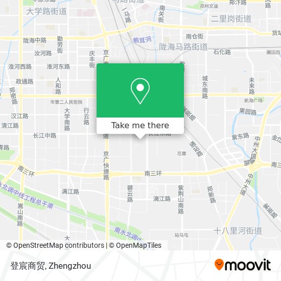 登宸商贸 map