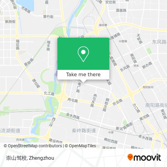 崇山驾校 map
