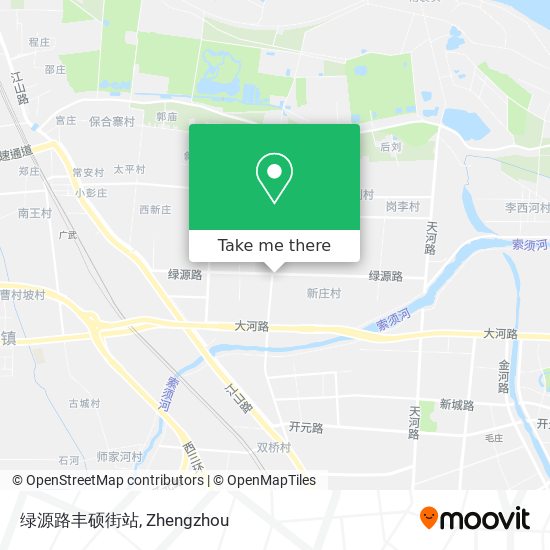 绿源路丰硕街站 map