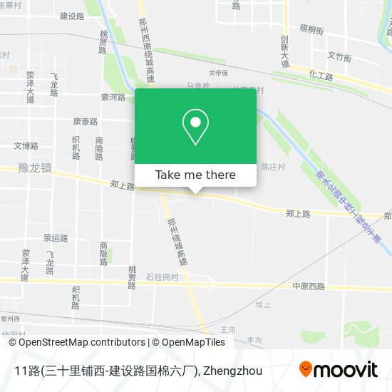 11路(三十里铺西-建设路国棉六厂) map