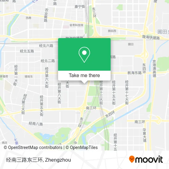 经南三路东三环 map