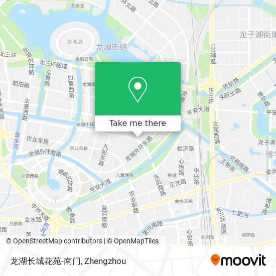 龙湖长城花苑-南门 map