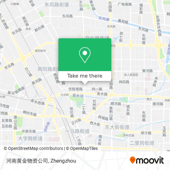 河南黄金物资公司 map