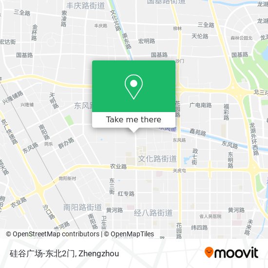 硅谷广场-东北2门 map
