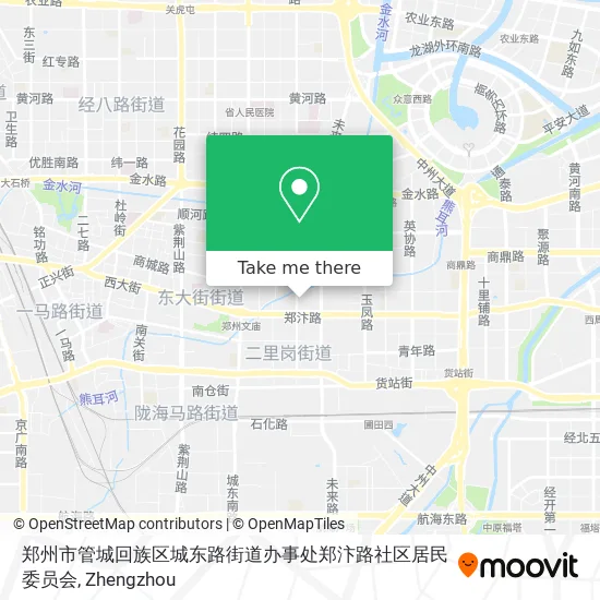 郑州市管城回族区城东路街道办事处郑汴路社区居民委员会 map