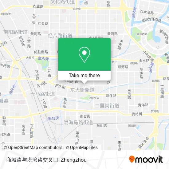 商城路与塔湾路交叉口 map