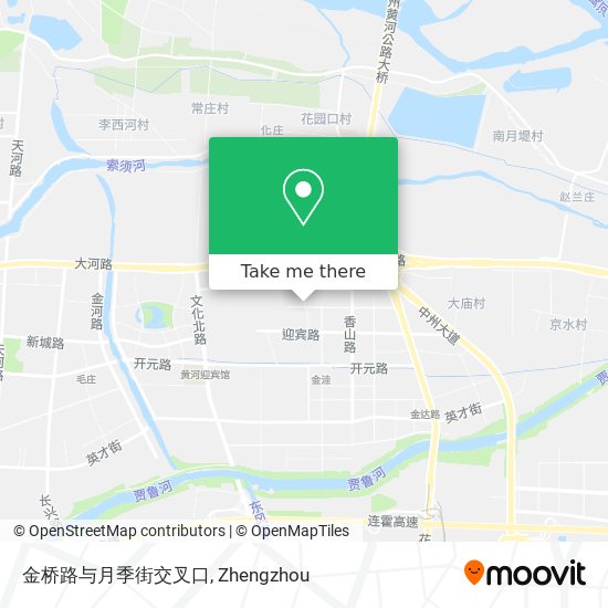 金桥路与月季街交叉口 map