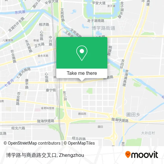 博学路与商鼎路交叉口 map