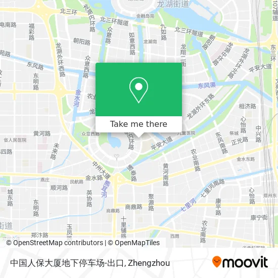 中国人保大厦地下停车场-出口 map