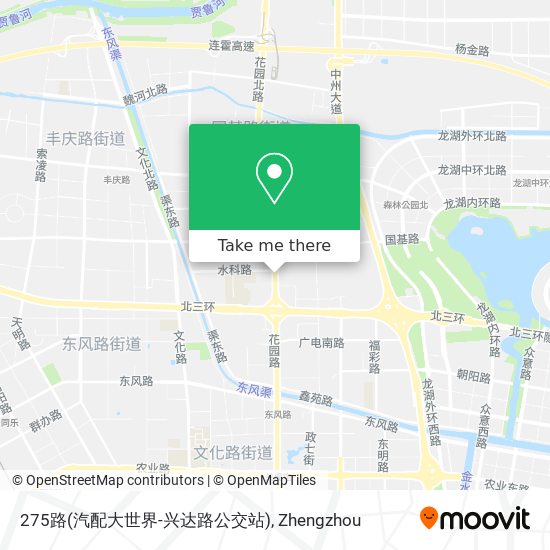 275路(汽配大世界-兴达路公交站) map