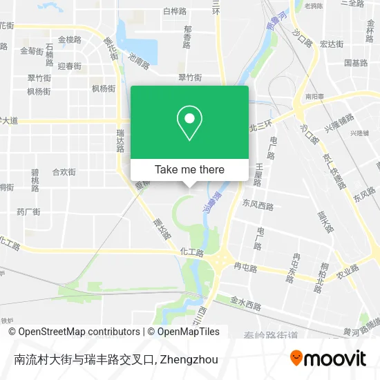 南流村大街与瑞丰路交叉口 map