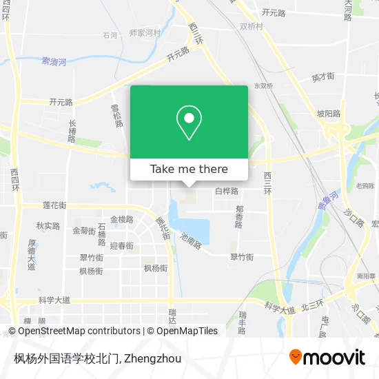 枫杨外国语学校北门 map