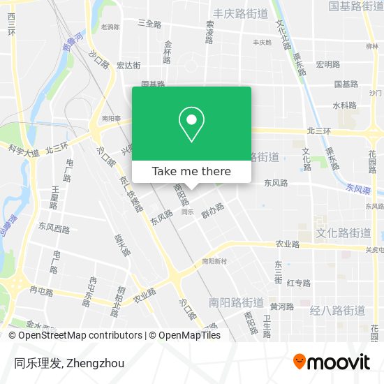 同乐理发 map