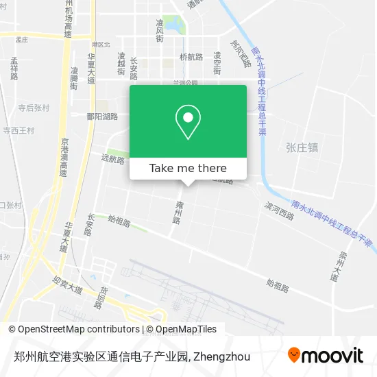 郑州航空港实验区通信电子产业园 map