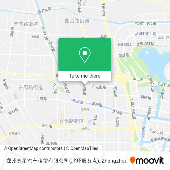 郑州奥星汽车租赁有限公司(北环服务点) map