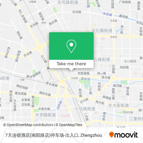 7天连锁酒店(南阳路店)停车场-出入口 map