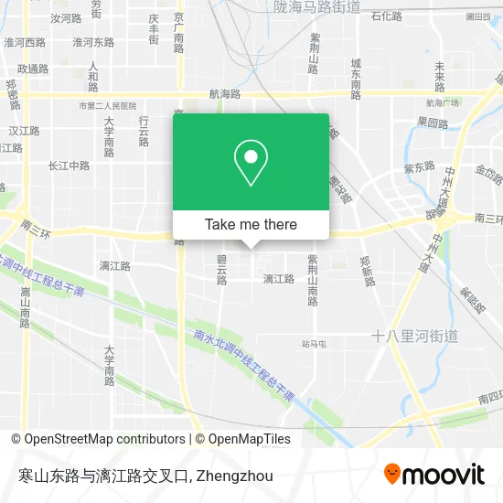 寒山东路与漓江路交叉口 map
