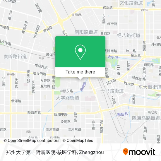 郑州大学第一附属医院-核医学科 map