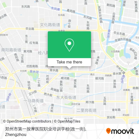 郑州市第一按摩医院职业培训学校(政一街) map