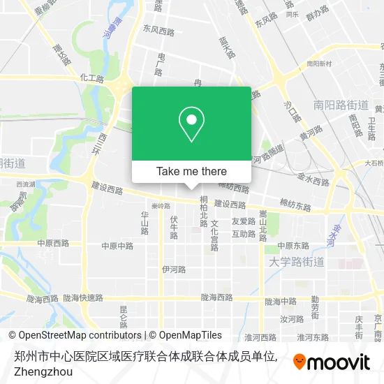 郑州市中心医院区域医疗联合体成联合体成员单位 map