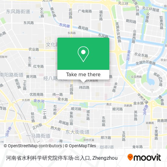 河南省水利科学研究院停车场-出入口 map