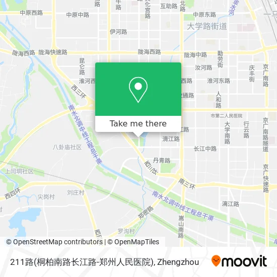 211路(桐柏南路长江路-郑州人民医院) map
