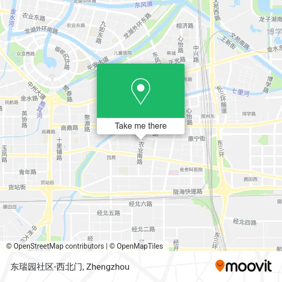 东瑞园社区-西北门 map