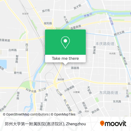 郑州大学第一附属医院(惠济院区) map