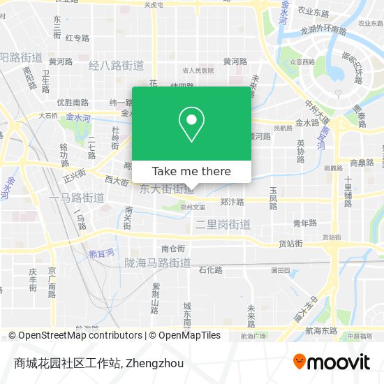 商城花园社区工作站 map