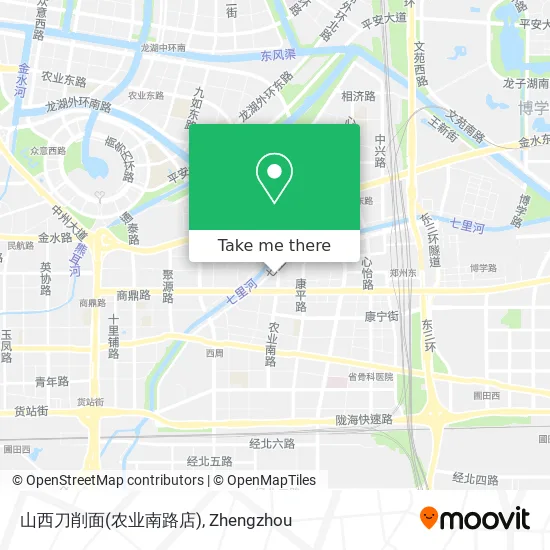 山西刀削面(农业南路店) map