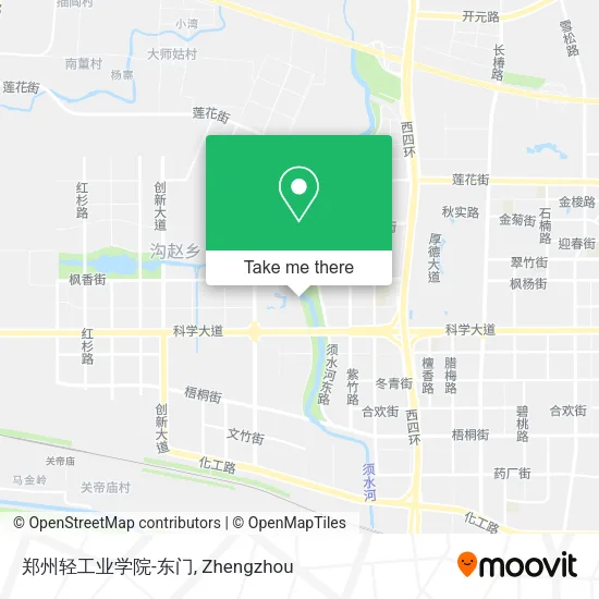 郑州轻工业学院-东门 map