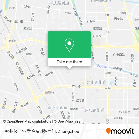 郑州轻工业学院东2楼-西门 map