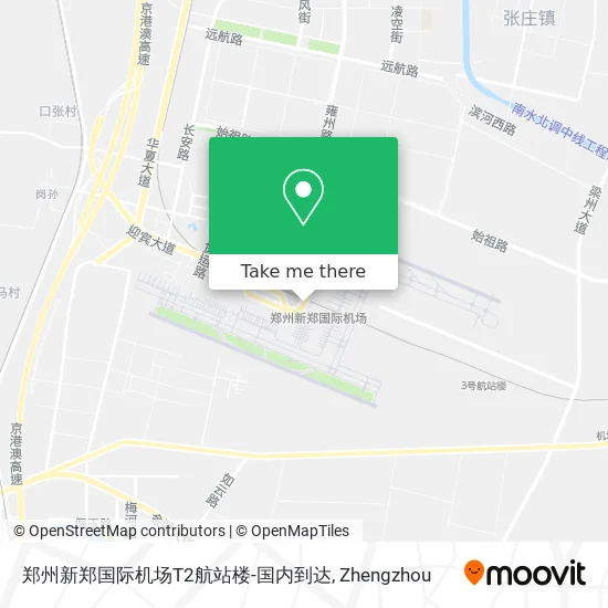 郑州新郑国际机场T2航站楼-国内到达 map