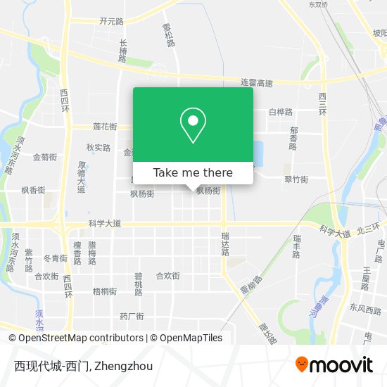 西现代城-西门 map