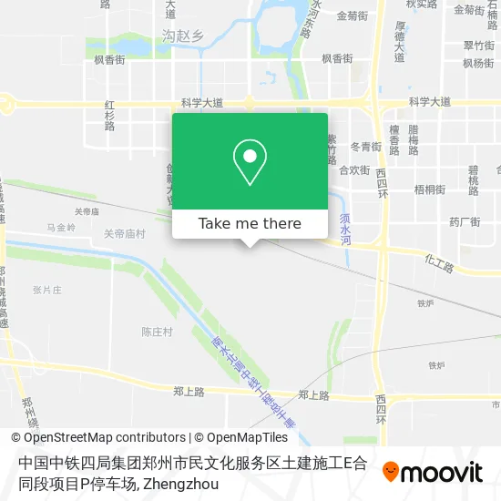 中国中铁四局集团郑州市民文化服务区土建施工E合同段项目P停车场 map