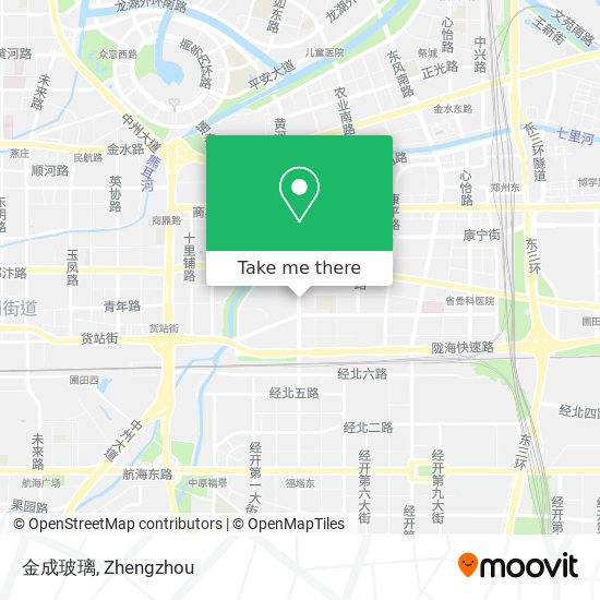 金成玻璃 map
