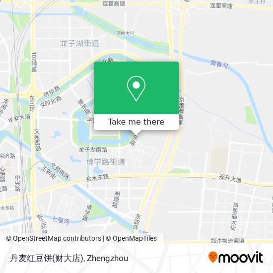 丹麦红豆饼(财大店) map