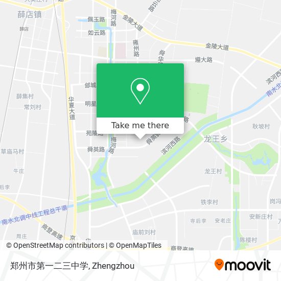 郑州市第一二三中学 map