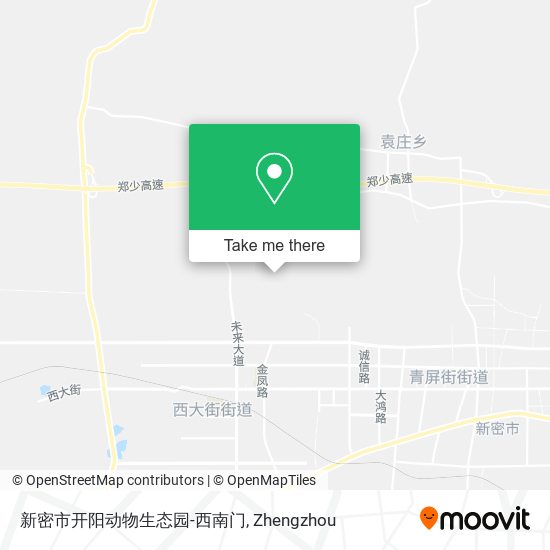 新密市开阳动物生态园-西南门 map