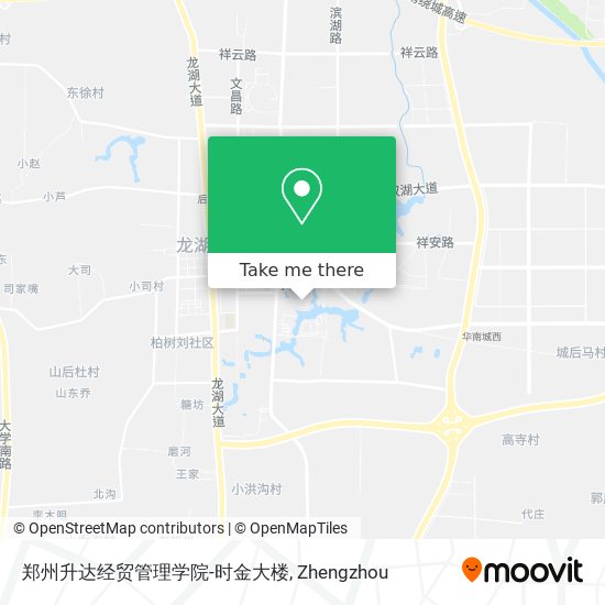 郑州升达经贸管理学院-时金大楼 map