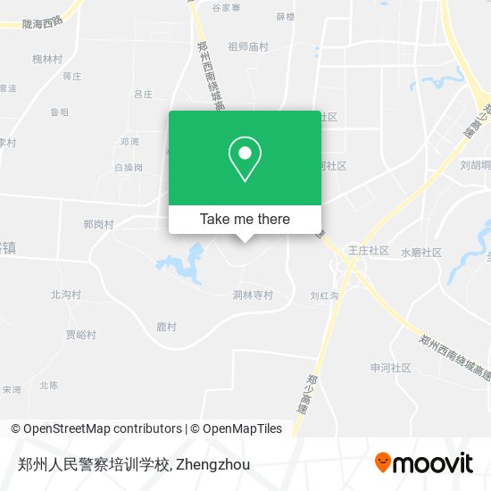 郑州人民警察培训学校 map