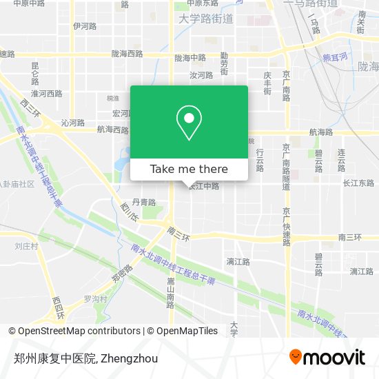 郑州康复中医院 map