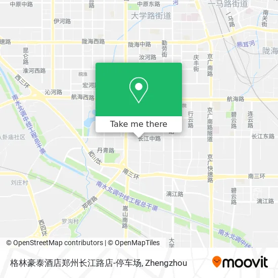 格林豪泰酒店郑州长江路店-停车场 map