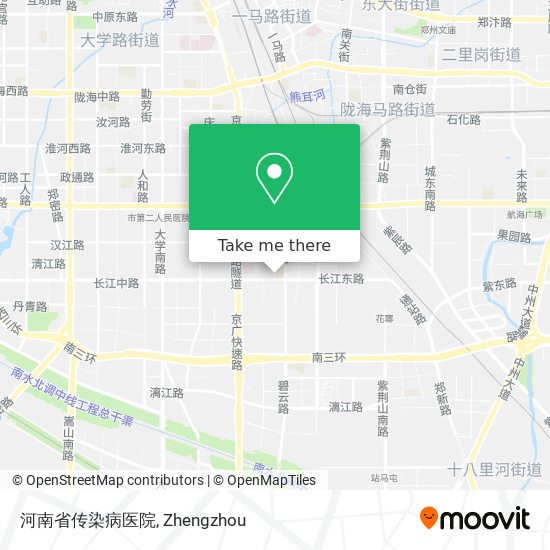 河南省传染病医院 map